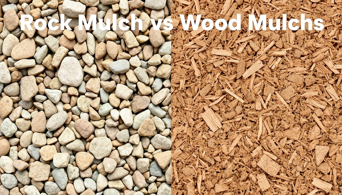 Rock Mulch vs Wood Mulch for Xeriscape Beds Rock Mulch vs Wood Mulch for Xeriscape Beds