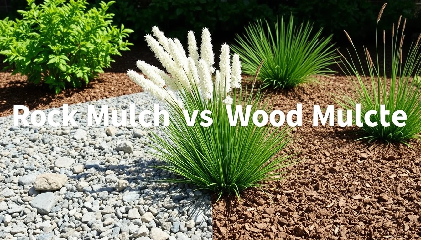 Rock Mulch vs Wood Mulch for Xeriscape Beds Rock Mulch vs Wood Mulch for Xeriscape Beds